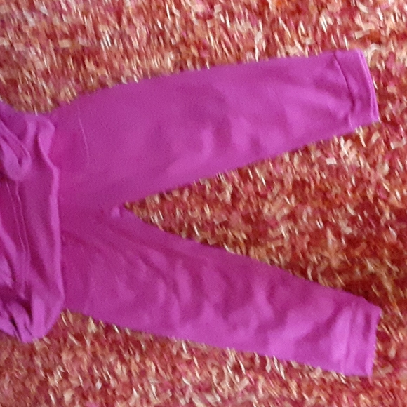 Rae Dunn "Believe" Sweatshirt and Joggers in Lilac Rose - Picture 5 of 10